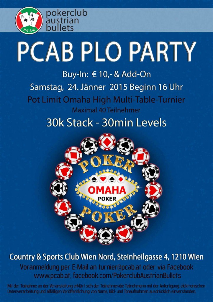 PCAB PLO  Party 2015